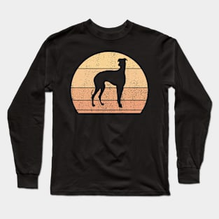 Retro Sunset Galgo Espanol Long Sleeve T-Shirt